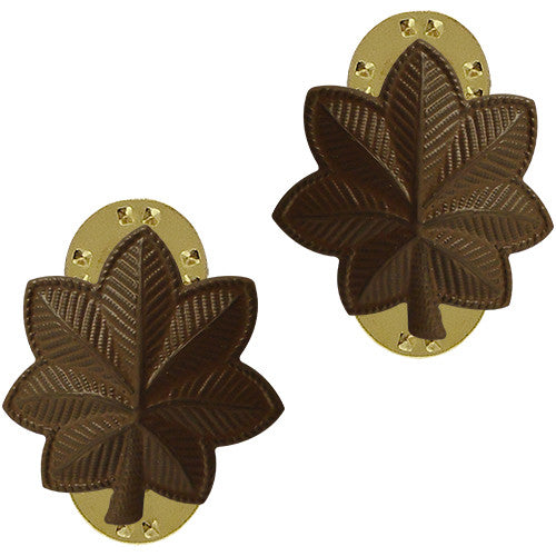 Army Subdued Black Metal Rank - Enlisted and Officer Rank 6614