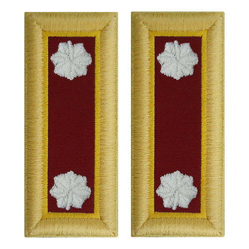 Army Female Shoulder Boards - Transportation Rank 11407DBR