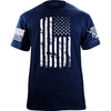 One Color US Flag Distress T-shirt