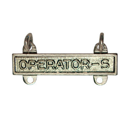 Operator S Bar Driver / Mechanic Qualification Bars 1044 OPERAT-S-NIK