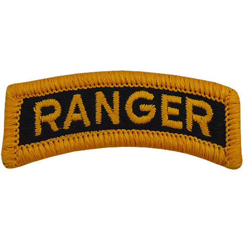 Ranger Class A Tab - Black / Yellow Trim