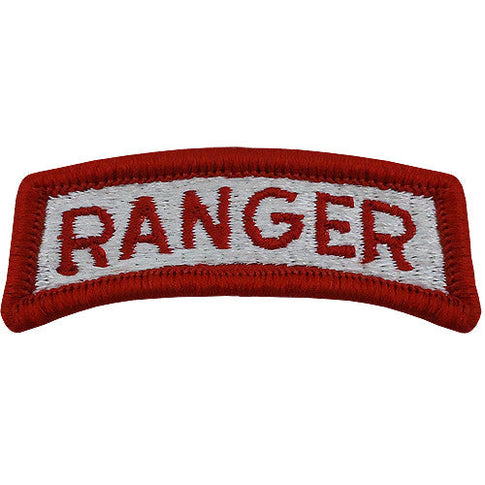 Ranger Class A Tab - White / Red Trim