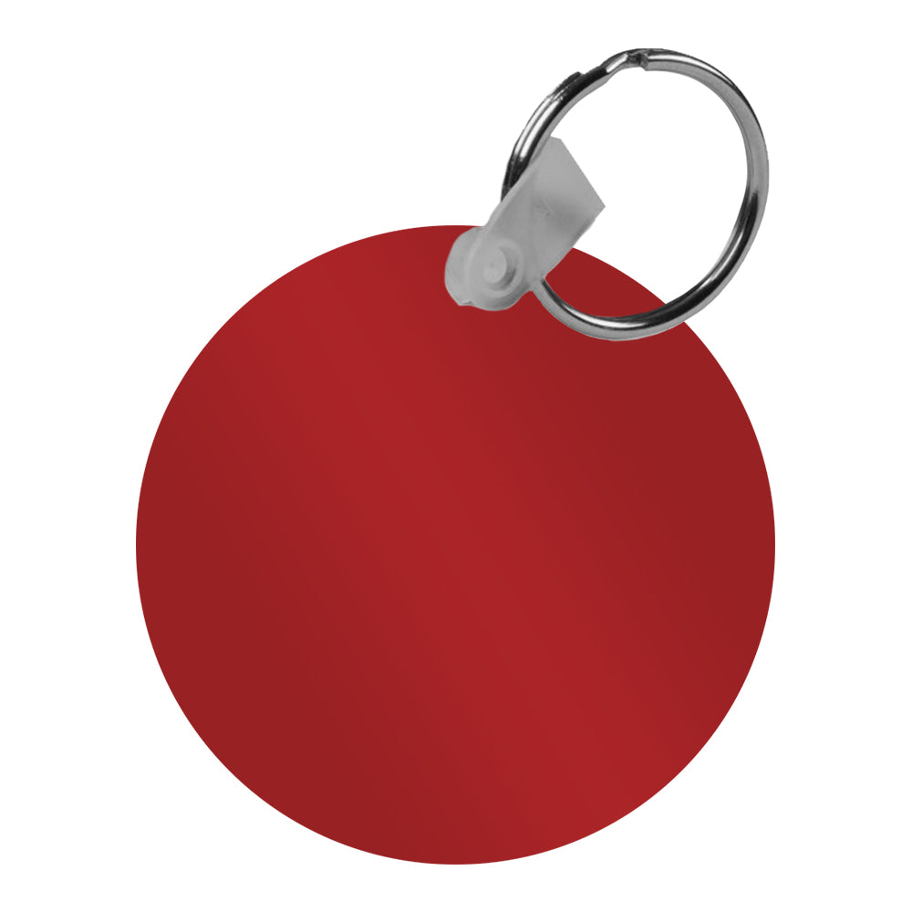 Custom Keychain Swag Blanks Blank.Keychain.Red