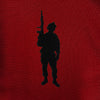 Soldier Silhouette Embroidered Performance Polo Shirts 