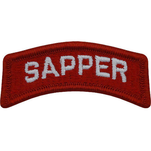 Sapper Class A Tab - Red / Red Trim