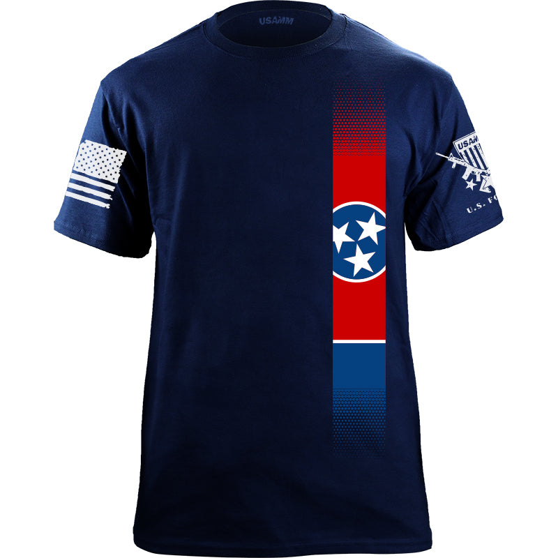 Skinny Tennessee Flag Vertical T-Shirt Shirts YFS.7.007.1.NYT.1