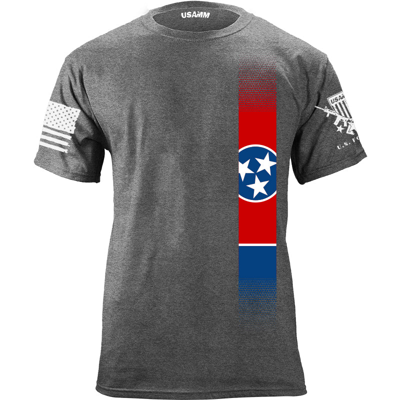 Skinny Tennessee Flag Vertical T-Shirt Shirts YFS.7.007.1.HGT.1