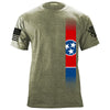 Skinny Tennessee Flag Vertical T-Shirt