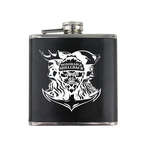 Honorable Shellback 6 oz. Flask with Wrap