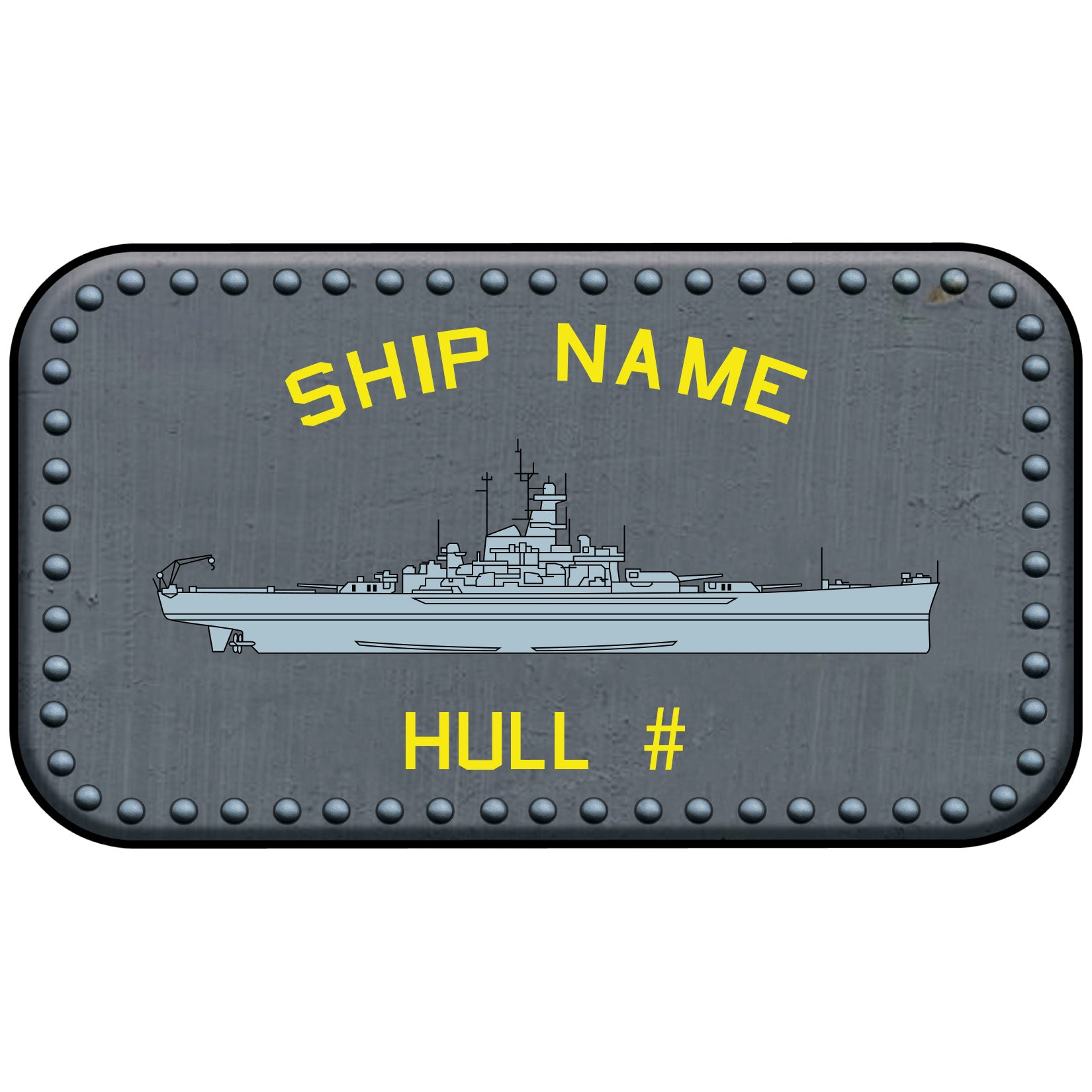 U.S. Navy Custom Ship Sticker Stickers and Decals SouthDakota.sticker