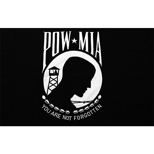 Anley 3x5 Ft American Military Veteran POW MIA Flag - United States You are Not Forgotten Anley 3x5 Ft American Military Veteran POW MIA Flag - United States You are Not Forgotten