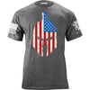 Spartan Distressed US Flag T-shirt
