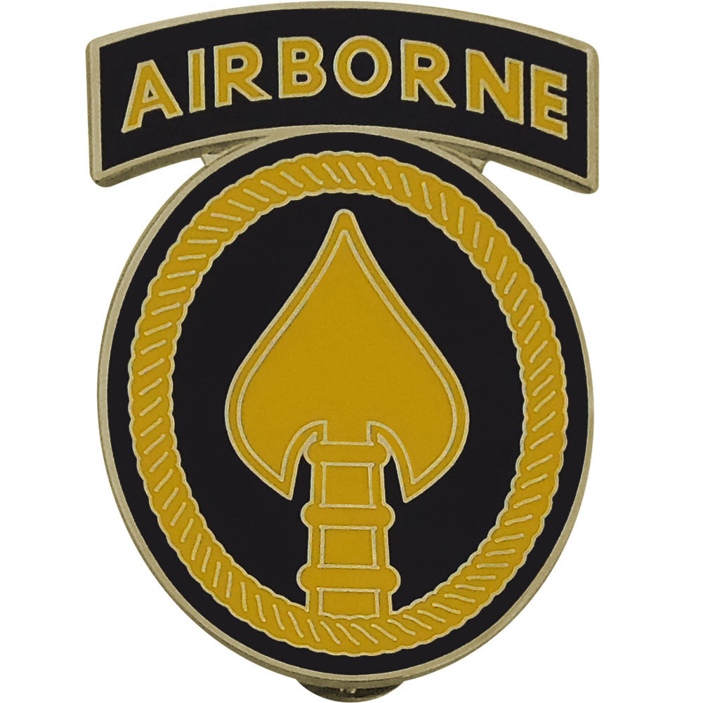 thumbnail image 2 of US Army Special Operations Command Badge T-Shirt – USASOC CISB MISG Airborne – Men's 100% Cotton 2 of 4