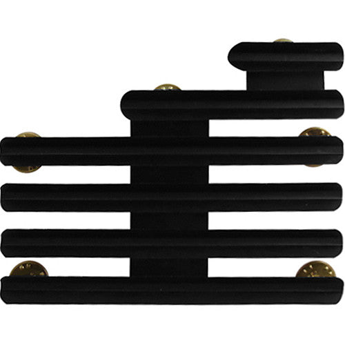 Staggered-Right 1/8-Inch Spaced 15 Ribbon Mount Ribbon and Medal Mounts 