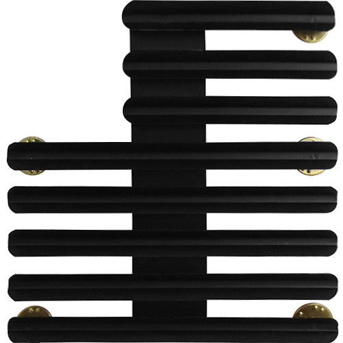 Staggered-Right 1/8-Inch Spaced 21 Ribbon Mount Ribbon and Medal Mounts 