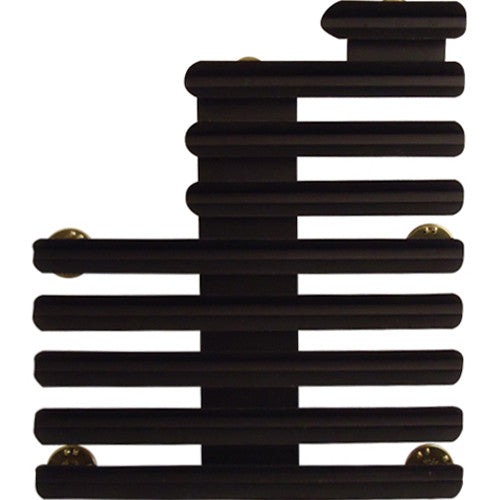 Staggered-Right 1/8-Inch Spaced 22 Ribbon Mount Ribbon and Medal Mounts 