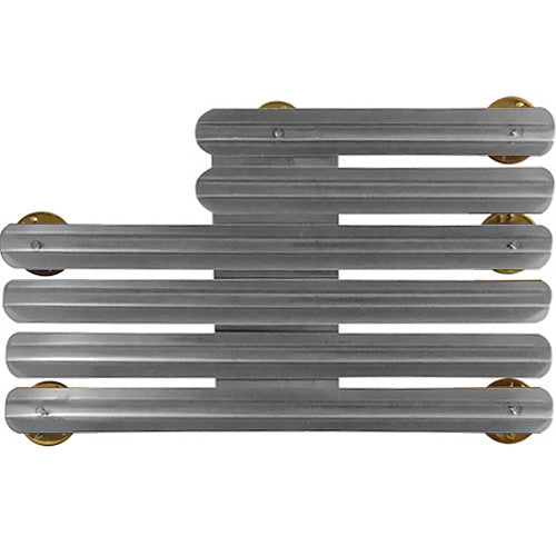 Genuine US Military Ribbon Mounting Bar - Staggered Right, Fits 14 Ribbons - Metal