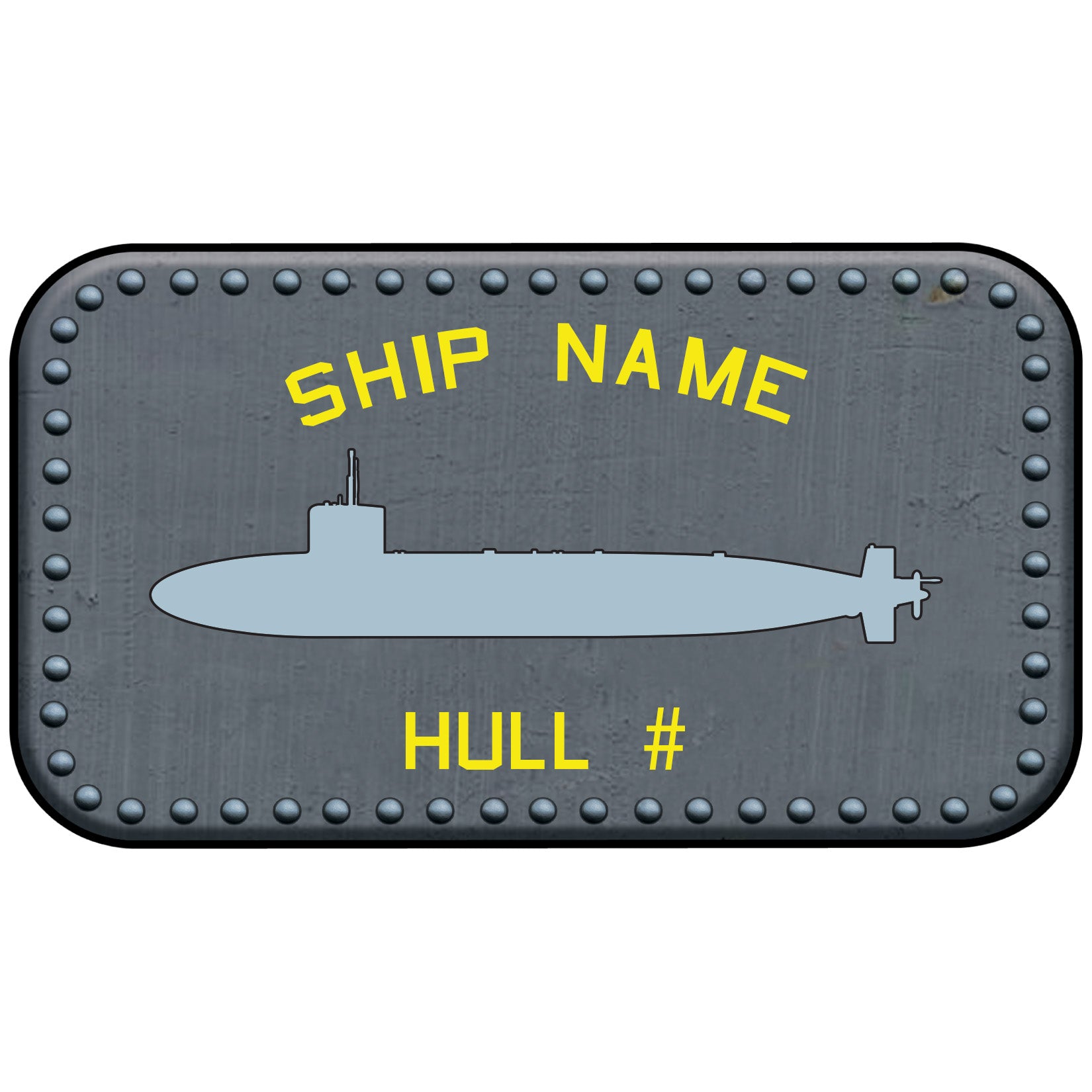 U.S. Navy Custom Ship Sticker Stickers and Decals Sturgeon.sticker