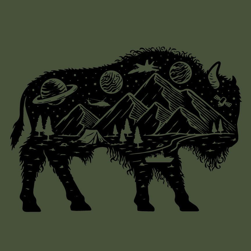 Surreal Buffalo T-Shirt Shirts 