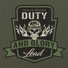Duty and Glory Lead Graphic T-shirt Shirts 