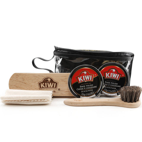 KIWI Black Dress Shoe Care Kit USAMM