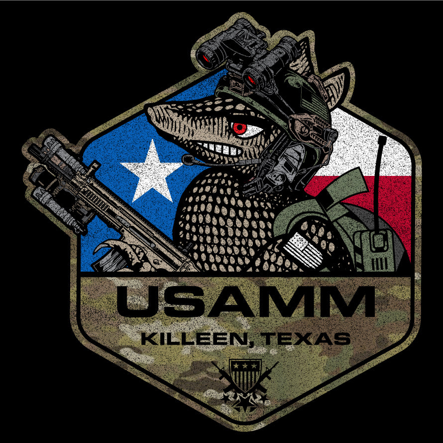 Tactical Armadillo Polygon Texas T-Shirt Shirts 