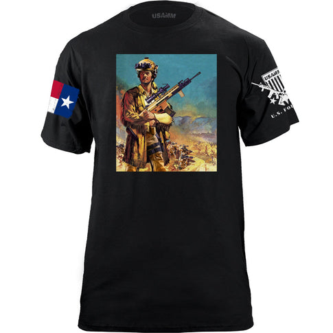 Tactical Davy Crockett Square T-Shirt