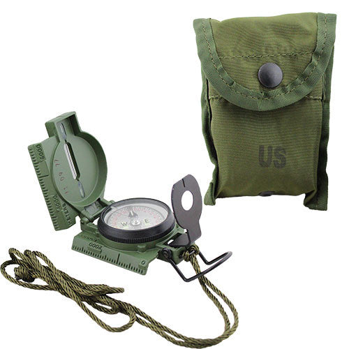 Army Official Tritium Lensatic Compass (3H Model) Navigation 
