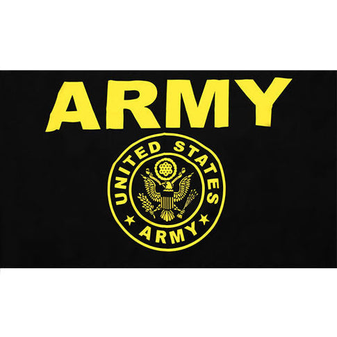 Army Black and Gold 3' x 5' Flag