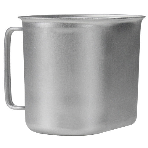 G.I.-Style Aluminum Canteen Cup Hydration and MREs 