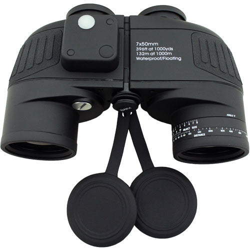 Black 7 x 50 mm Binoculars Navigation 