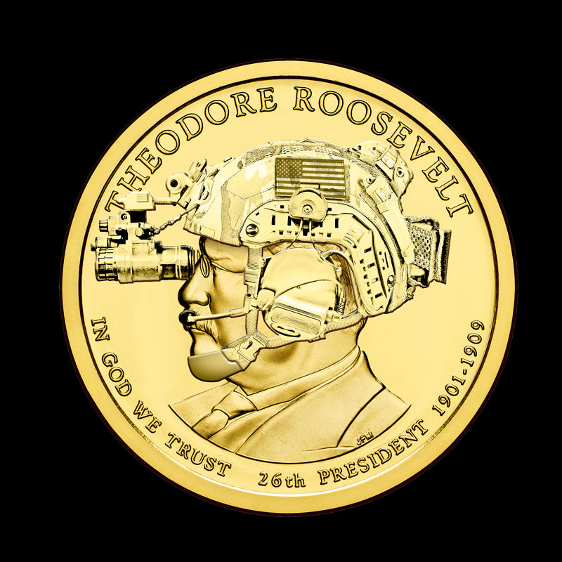 Teddy Roosevelt Coin Operator T-shirt Shirts 