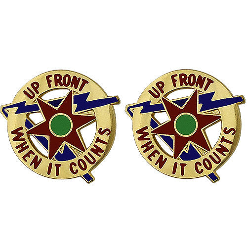 336th Transportation Group Unit Crest (Up Front When It Counts) Army Unit Crests 