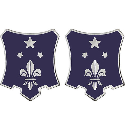 351st Regiment Unit Crest (No Motto) - Sold in Pairs