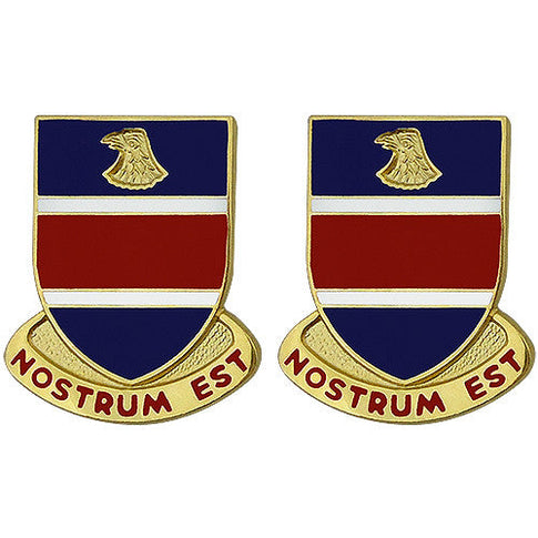 326th Engineer Battalion Unit Crest (Nostrum Est) - Sold in Pairs