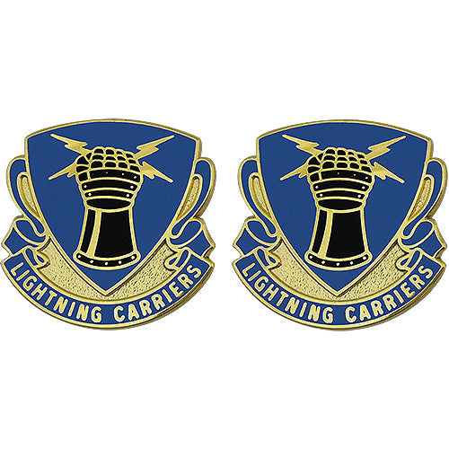 373rd Quartermaster Battalion Unit Crest (Lightning Carriers) Army Unit Crests 