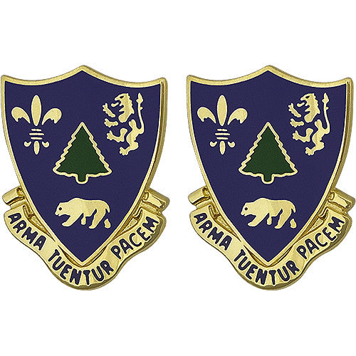 362nd Regiment USAR Unit Crest (Arma Tuentur Pacem) Army Unit Crests 