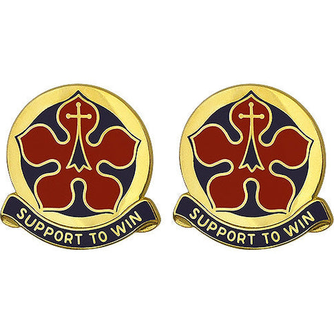 360th Adjutant General Battalion Unit Crest (Support To Win) - Sold in Pairs