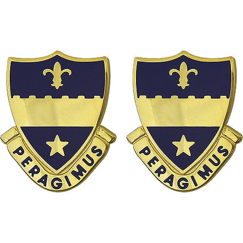 358th Regiment Unit Crest (Peragimus) Army Unit Crests 