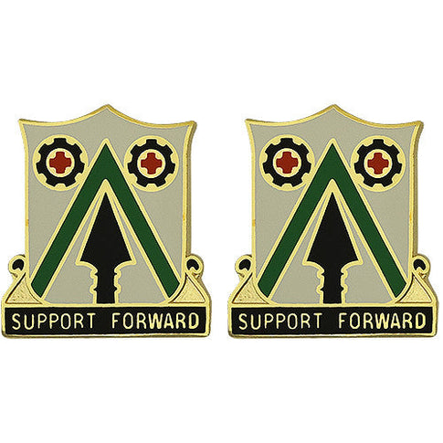 372nd Support Battalion Unit Crest (Support Forward) - Sold in Pairs