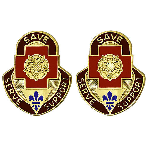 339th Combat Support Hospital Unit Crest (Save Serve Support) Army Unit Crests 