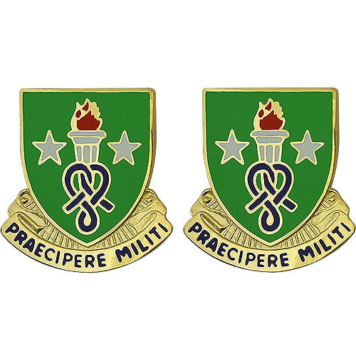 Soldier Support Institute Unit Crest (Praecipere Militi) Army Unit Crests 