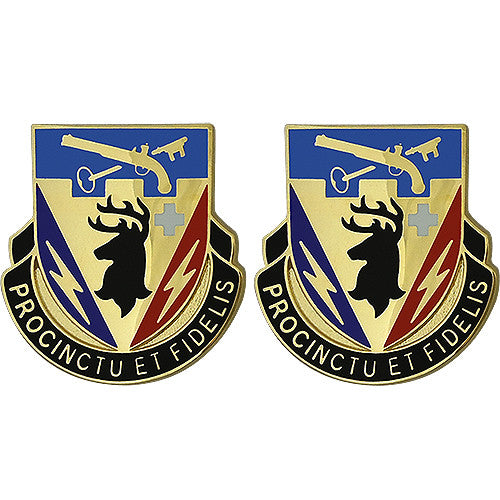 572nd Engineer Battalion Unit Crest (Procinctu Et Fidelis) Army Unit Crests 