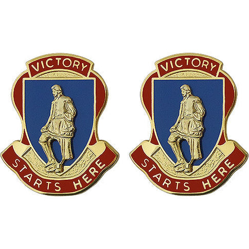 Training Center Fort Jackson Unit Crest (Victory Starts Here) - Sold in Pairs