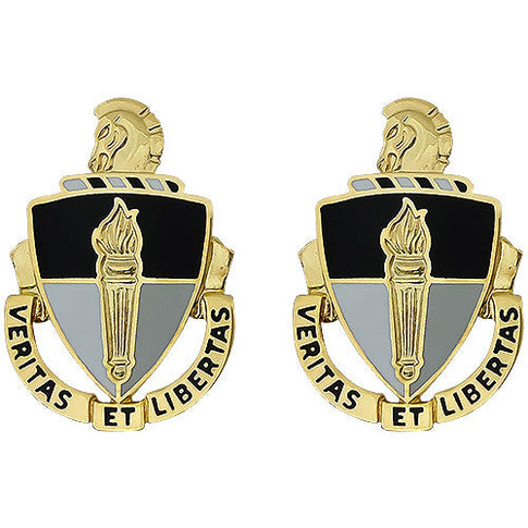 John F. Kennedy Special Warfare Center Unit Crest (Veritas Et Libertas) - Sold in Pairs