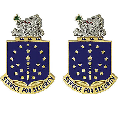 Indiana National Guard Unit Crest (Service For Security) - Sold in Pairs