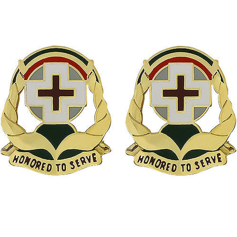 Hospital Asmara Kagnew Station Unit Crest (Honored To Serve) - Sold in Pairs