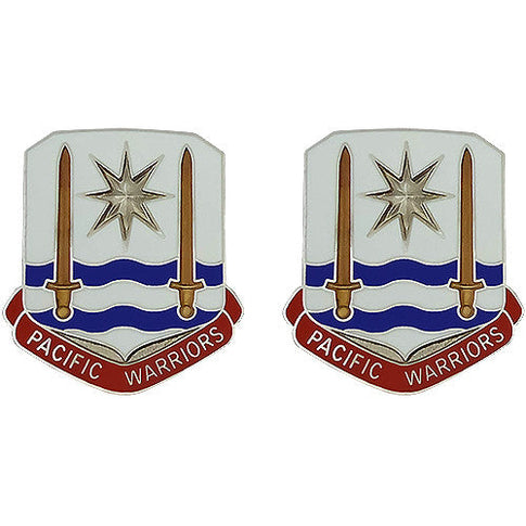 Special Troops Battalion Pacific Unit Crest (Pacific Warriors) - Sold in Pairs