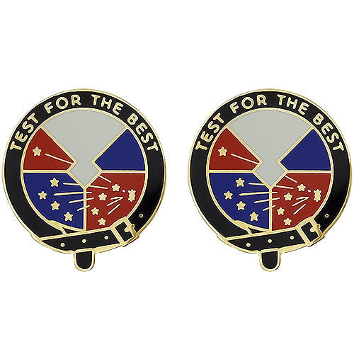 Developmental Test Command Unit Crest (Test For The Best) Army Unit Crests 