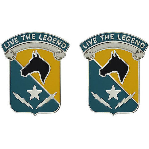 Special Troops Battalion, 1st Cavalry Division Unit Crest (Live The Legend) - Sold in Pairs